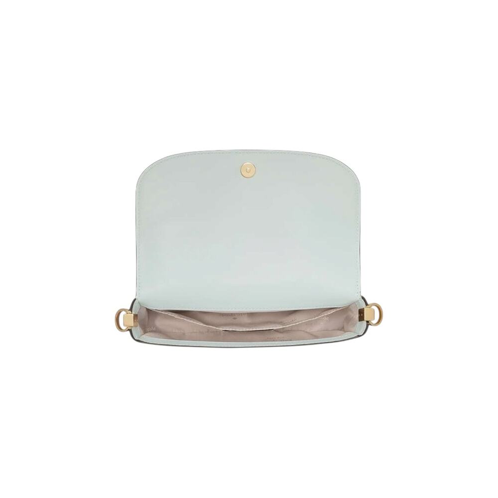 Kate Spade Krista Patent Chain Crossbody Hazy Morning Blue Shoulder Bag NWT - Picture 3 of 5